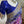 Load image into Gallery viewer, Purple-Blue Banarasi Khaddi Georgette Saree in Rye Bandhej/Bandhani