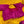 Load image into Gallery viewer, Magenta and Yellow Hand Printed Silk Saree