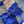 Load image into Gallery viewer, Blue Chanderi Silk Saree with Stitched Blouse
