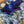Load image into Gallery viewer, Blue Floral Linen Saree with Stitched Blouse