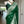 Load image into Gallery viewer, Bottle Green Banarasi Chiffon Saree with stitched Spaghetti Strap Blouse