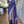 Load image into Gallery viewer, Blue Banarasi Khaddi Georgette Antique Saree With Blouse Piece