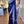 Load image into Gallery viewer, Navy Blue Chiffon Banarasi Saree With Designer Blouse