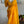 Load image into Gallery viewer, Marigold Yellow Crinkled Georgette Saree with Stitched Blouse