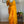 Load image into Gallery viewer, Marigold Yellow Crinkled Georgette Saree with Stitched Blouse