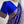 Load image into Gallery viewer, Ink Blue Banarasi Khaddi Georgette Saree with stitched blouse